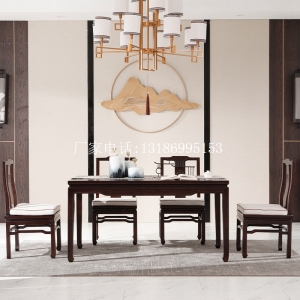 新中式餐桌椅組合--8327